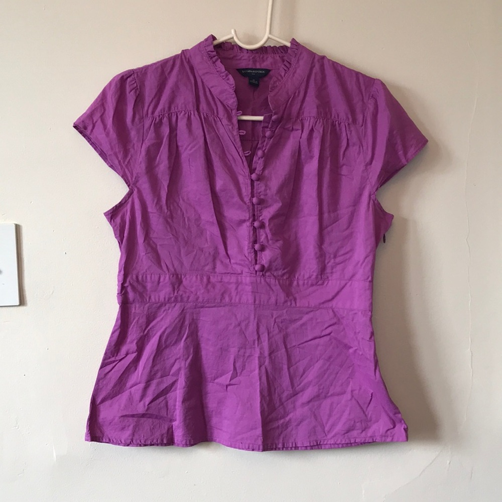 Banana Republic Purple Blouse